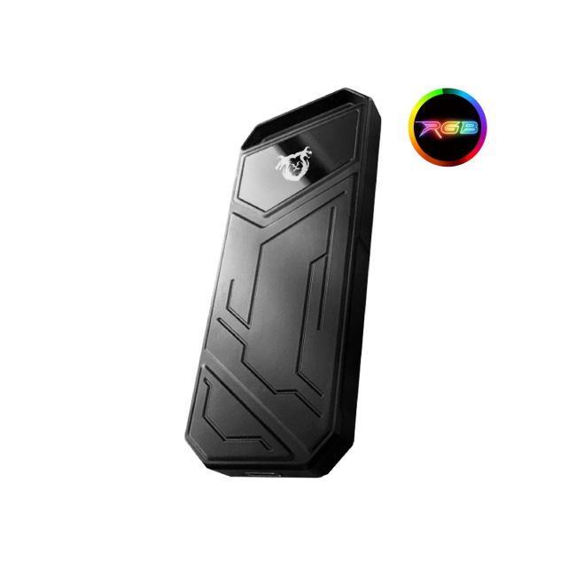 Disco Solido Externo Quimera QM-EXTZ5512 Tipo C a Tipo C RGB Metal 512GB-1