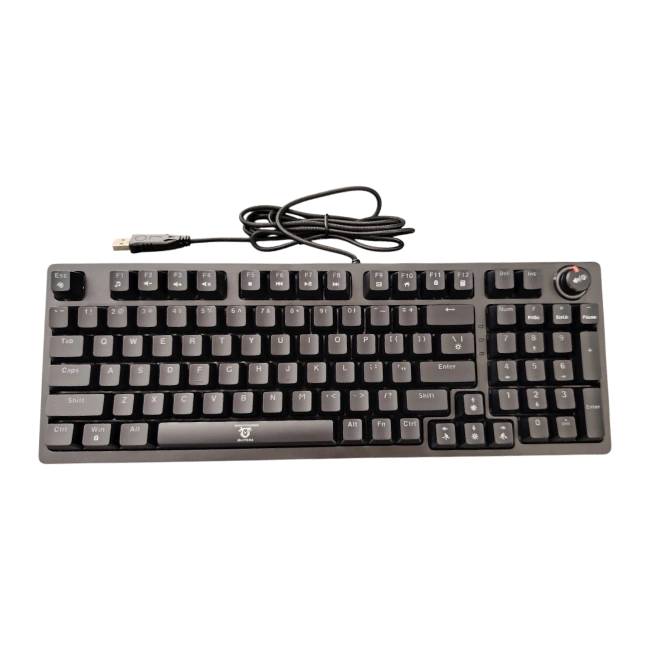 Teclado Gaming Quimera USB Mecanico QM-HY-100BK Color Negro