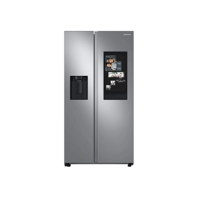 Refrigerador Samsung 2 Puertas SBS 22" Color Plateado Mate Con Dispensador-4