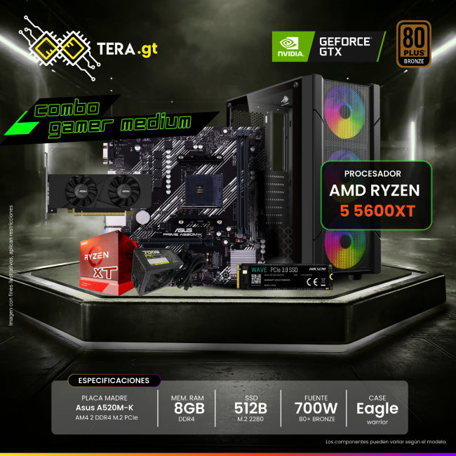 CPU Combo Gaming - Ryzen 5-5600GT-LP-2