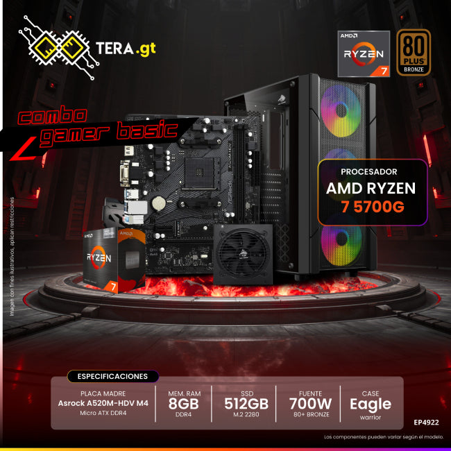 CPU Combo Gaming - Ryzen 7 5700G Basic-2