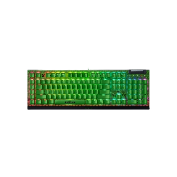 Teclado Gaming Razer RZ03- 04704100- R3M1 Mecanico con RGB Widow V4 X Color Verde Minecraft-1
