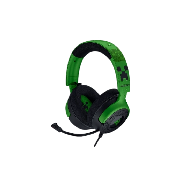 Headset Gaming Razer RZ04- 05180200- R3M1 Kraken V4 X Wired Color Verde Minecraft-1