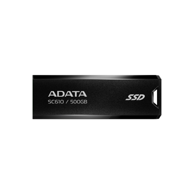 Estado Solido Externo Adata SC610-500G-CBK/RD 500BG 3.2 Color Negro-2