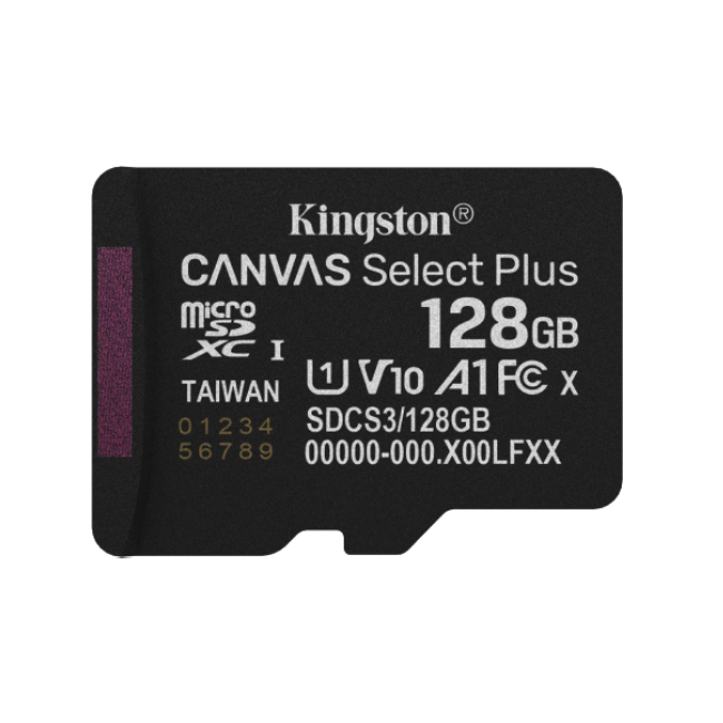 Memoria MicroSDXC Kingston SDCS3/128GB 128GB Clase 10 150MB/S Para Dispositivos y Camaras Android-1
