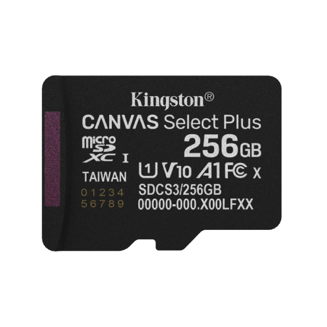 Memoria MicroSDXC Kingston SDCS3/256GB 256GB Clase 10 UHS-I U3 150 MB/S Para Dispositivos y Camaras Android-1