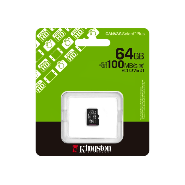 Memoria MicroSDXC Kingston SDCS3/64GB 64GB Clase 10 UHS-I U1 100 MB/S Para Dispositivos y Camaras Android-5