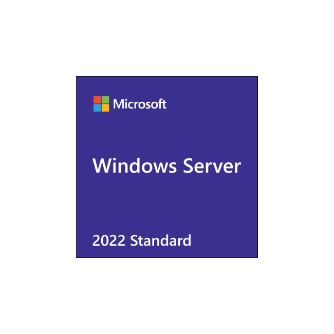 Microsoft Windows Server 2022 Standard - Licencia - 16 núcleos - DVD - 64-bit - UK English