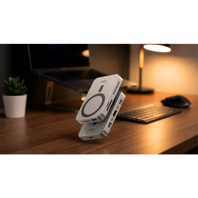 Enclosure Tera TERA-MAGHUB-SSD-01 Compatible M.2NVMe Puerto USB-C Color Plateado-6