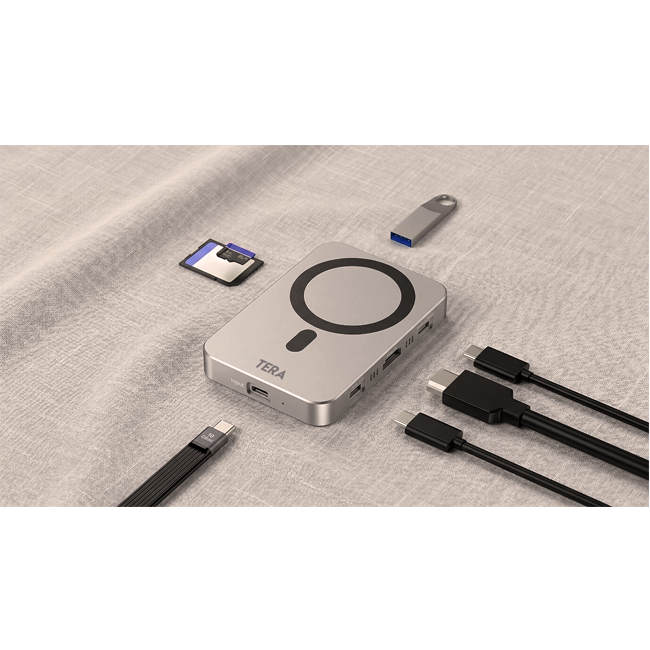 Enclosure Tera TERA-MAGHUB-SSD-01 Compatible M.2NVMe Puerto USB-C Color Plateado-15