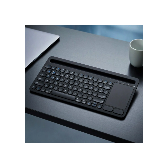 Teclado TR-281BK-BL Inalambrico Retroiluminado Multidispositivos Color Negro-3