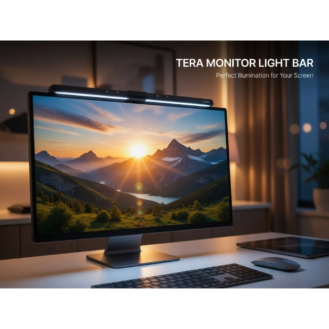 Barra de Luz Para Monitor Tera TR-LIHY-0205BK Color Negro-6