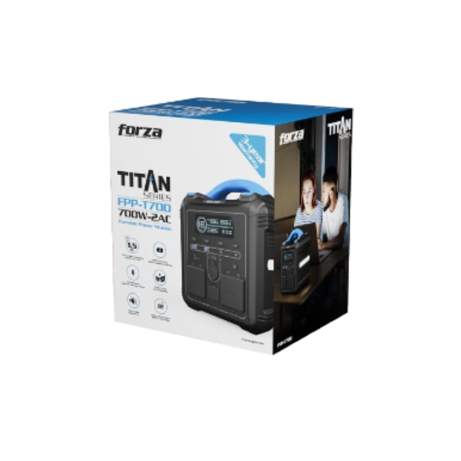 Forza Titan Series - Battery backup - 700 Watt - AC 110/120 V - 2AC/8DC 3.75V LiMnFePO4