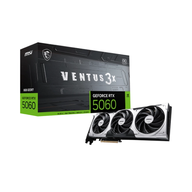 MSI - PCI Express - NVIDIA GeForce RTX 5060 - 8G VENTUS 3X OC-5