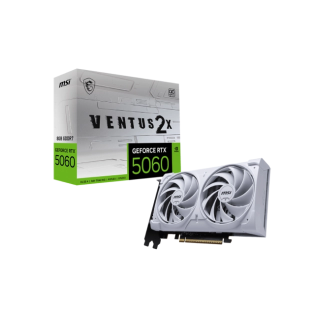 MSI - PCI Express - NVIDIA GeForce RTX 5060 - 8G VENTUS 2X OC WHITE-5