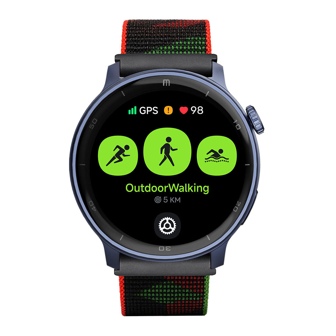 RELOJ T8 AZUL + PULSERA VELCRO CAMUFLAJE URBANO-1