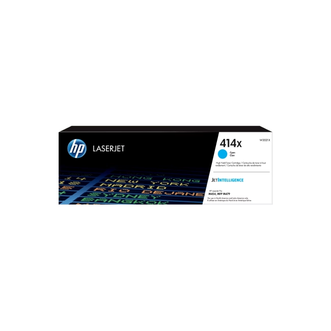 HP 414X Cyan LaserJet Toner Cartridge-1