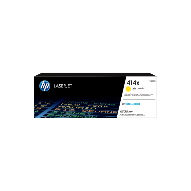 HP 414X Yellow LaserJet Toner Cartridge-1