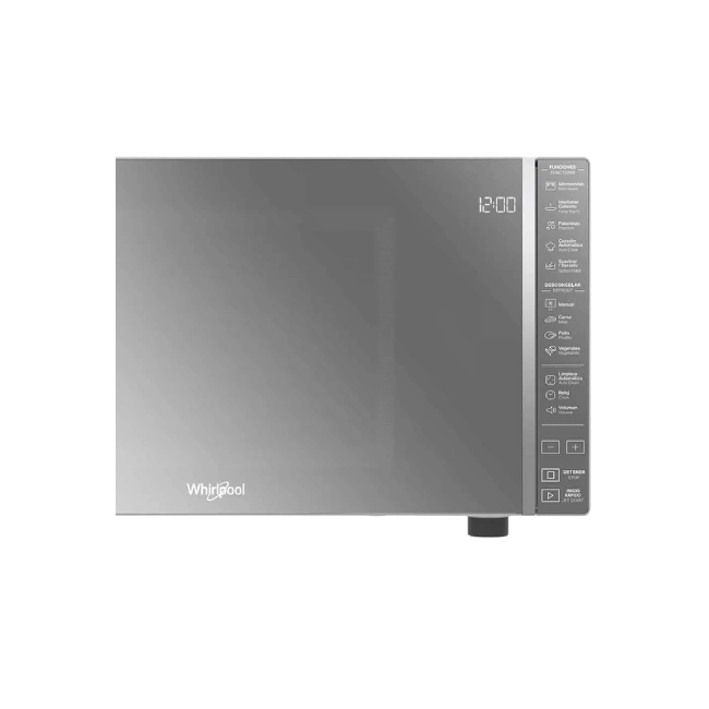 Microondas Whirlpool 30L 1.1 Pies Cubicos Acabado Espejo Color Plateado-14