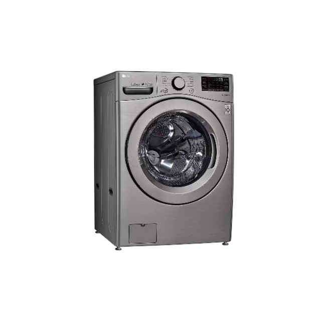 Lavadora Carga Frontal LG WM20VV26W 20 Kg Color Plateado-9