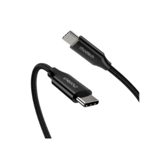Cable Choetech XCC-1007-BK USB Tipo C a Tipo C 1.2mts