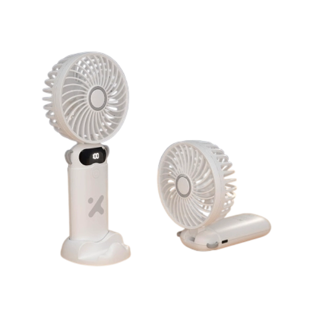 Mini Ventilador XTA-900 Recargable de 6 Velocidades Color Blanco-2