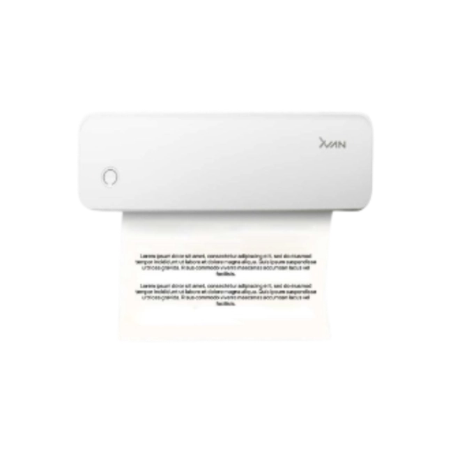 Impresora Termica Xvanwere A4 Inalambrica Portatil XVA-A4L-WHT Color Blanco