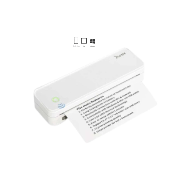 Impresora Termica Xvanwere A4 Inalambrica Portatil XVA-A4L-WHT Color Blanco-5